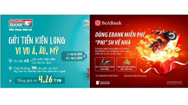 Du lịch Mỹ, Âu, Á và trúng xe SH cùng Kienlongbank, SeABank