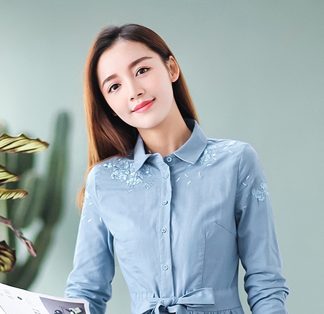 Biến hóa cùng đầm sơ mi