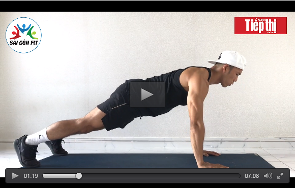Hướng dẫn các bài tập chống đẩy từ dễ đến khó giúp phát triển cơ ngực, vai