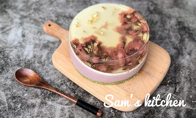 Trầm trồ món bánh đẹp như bức tranh nghệ thuật