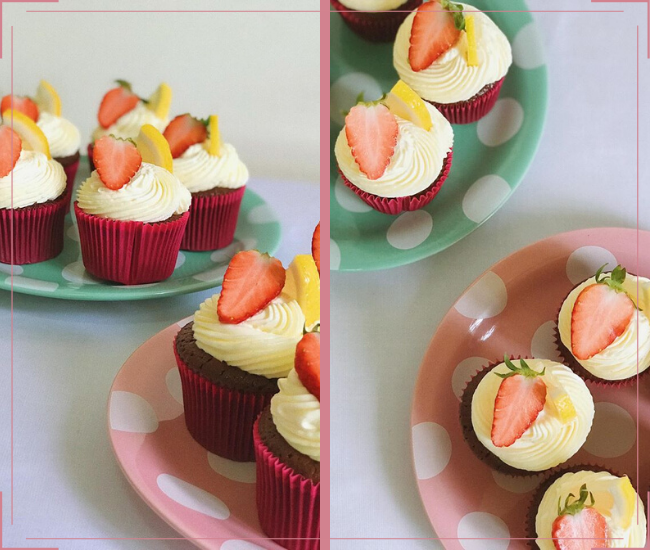 Công thức làm bánh cupcakes sô cô la đáng yêu cho bữa tiệc trà tại gia