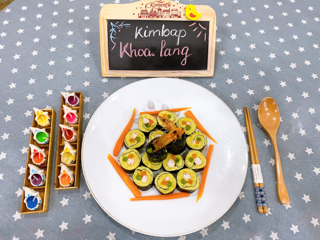 Món ngon lành mạnh: lạ miệng kimbap khoai lang