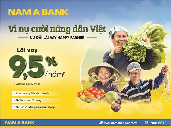 Nam A Bank hỗ trợ vay vốn phát triển nông nghiệp nông thôn Nam A Bank hỗ trợ vay vốn phát triển nông nghiệp nông thôn