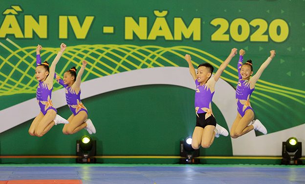 Giải Aerobic – Aerobic Dance – Cheer Dance thu hút 1.132 học sinh tham gia