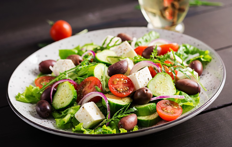 Tour du lịch Hy Lạp - Món Salad Hy Lạp