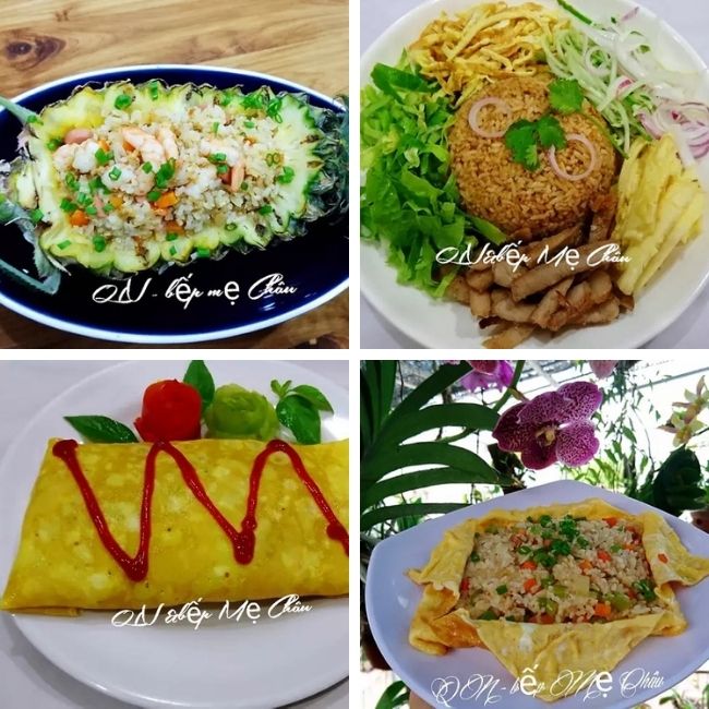 Chiêu đãi người thân những món cơm chiên bắt mắt