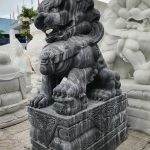 Tượng nghê đá chất liệu đá xám Thanh Hóa