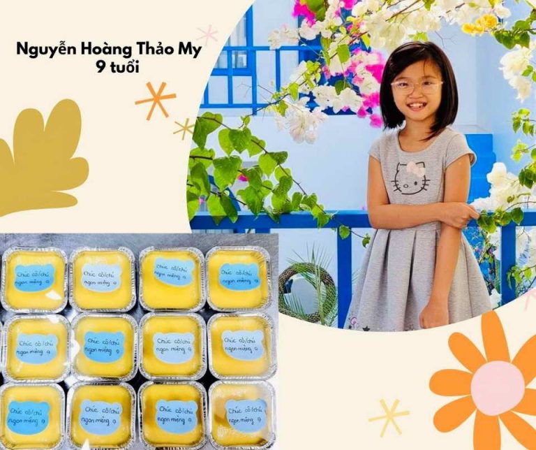 Tiệm bánh gây quỹ chống dịch Covid-19 của cô bé 9 tuổi