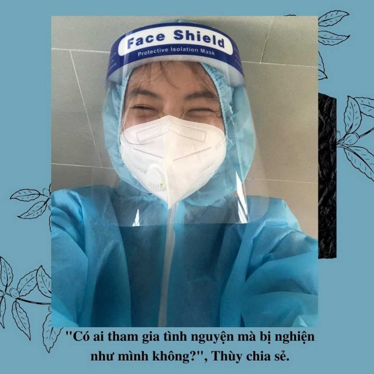 Sau đám tang cha, cô gái trẻ trở lại Sài Gòn tình nguyện đi chống dịch