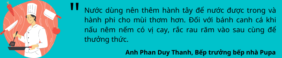 bánh canh cá nục đậm đà hương vị biển