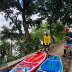 Màn khởi động cho chuyến chèo SUP.