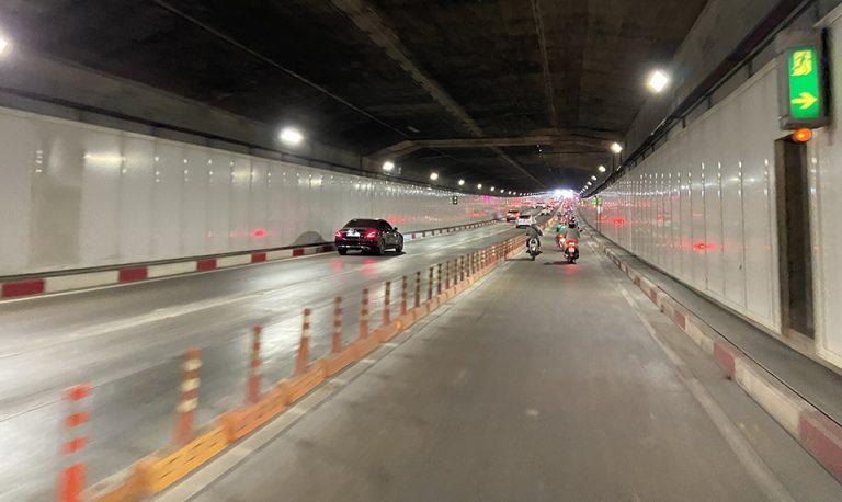 Cấm xe qua hầm Thủ Thiêm trong hai tối cuối tuần để kiểm định công trình